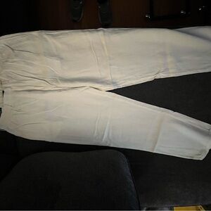 Ralph Lauren White Dress Pants Straight Leg